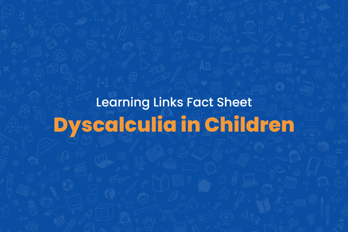 Fact Sheet: Dyscalculia