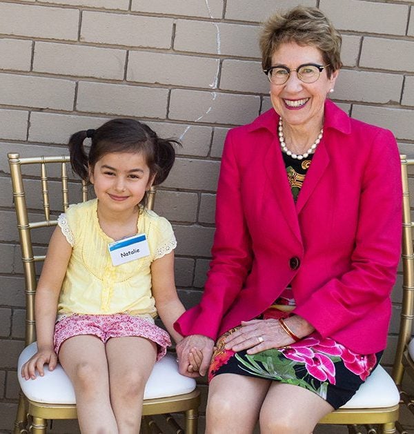 Governor of NSW with Learning Links Preschool students