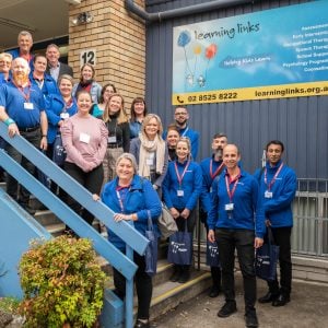 Members of the Officeworks Team at Learning Links Peakhurst