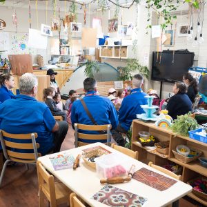 Members of the Officeworks Team at Learning Links Preschool