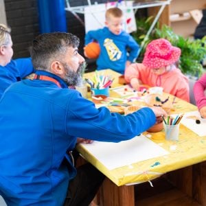 Members of the Officeworks Team at Learning Links Preschool