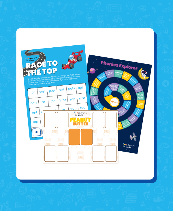 Picture of literacy and numeracy games